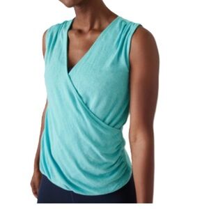 Athleta Breezy Wrap Light Weight Tank Top Size M